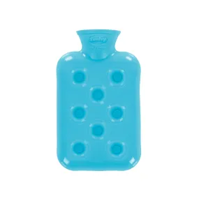 0.5 Litre Blue Honeycomb Pattern Padded Fashy Hot Water Bottle