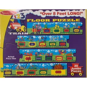 123 Train Floor Puzzle 20 pc