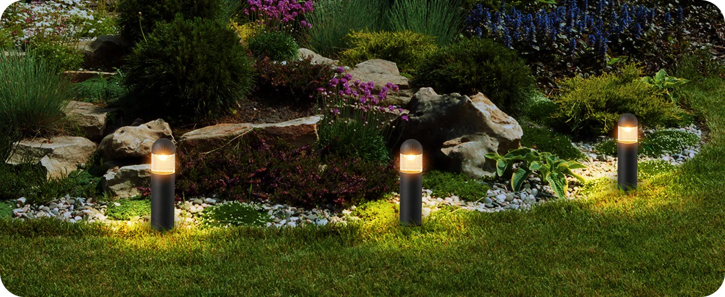 12V 3W 3000K Warm White Low Voltage Landscape Lights, IP65, CRI 80, 6 Pack-HGSL35A