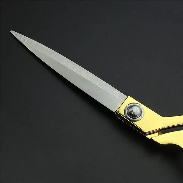 1547 Stainless Steel Tailoring Scissor Sharp Cloth Cutting for Professionals (9.5inch) (Golden)