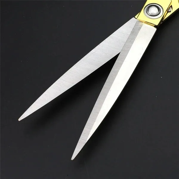 1547 Stainless Steel Tailoring Scissor Sharp Cloth Cutting for Professionals (9.5inch) (Golden)