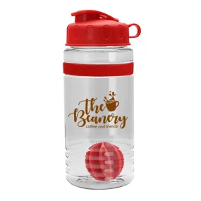 20 Oz. Stripe Shaker Bottle With Flip Lid (Q248111)