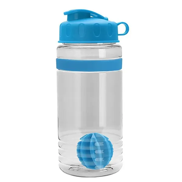 20 Oz. Stripe Shaker Bottle With Flip Lid (Q248111)