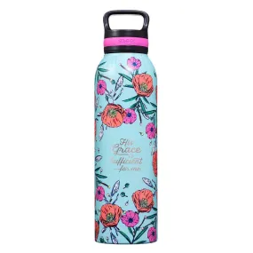 24oz StnSteel Water Bottle His Grace is Sufficient 2 Cor12:9