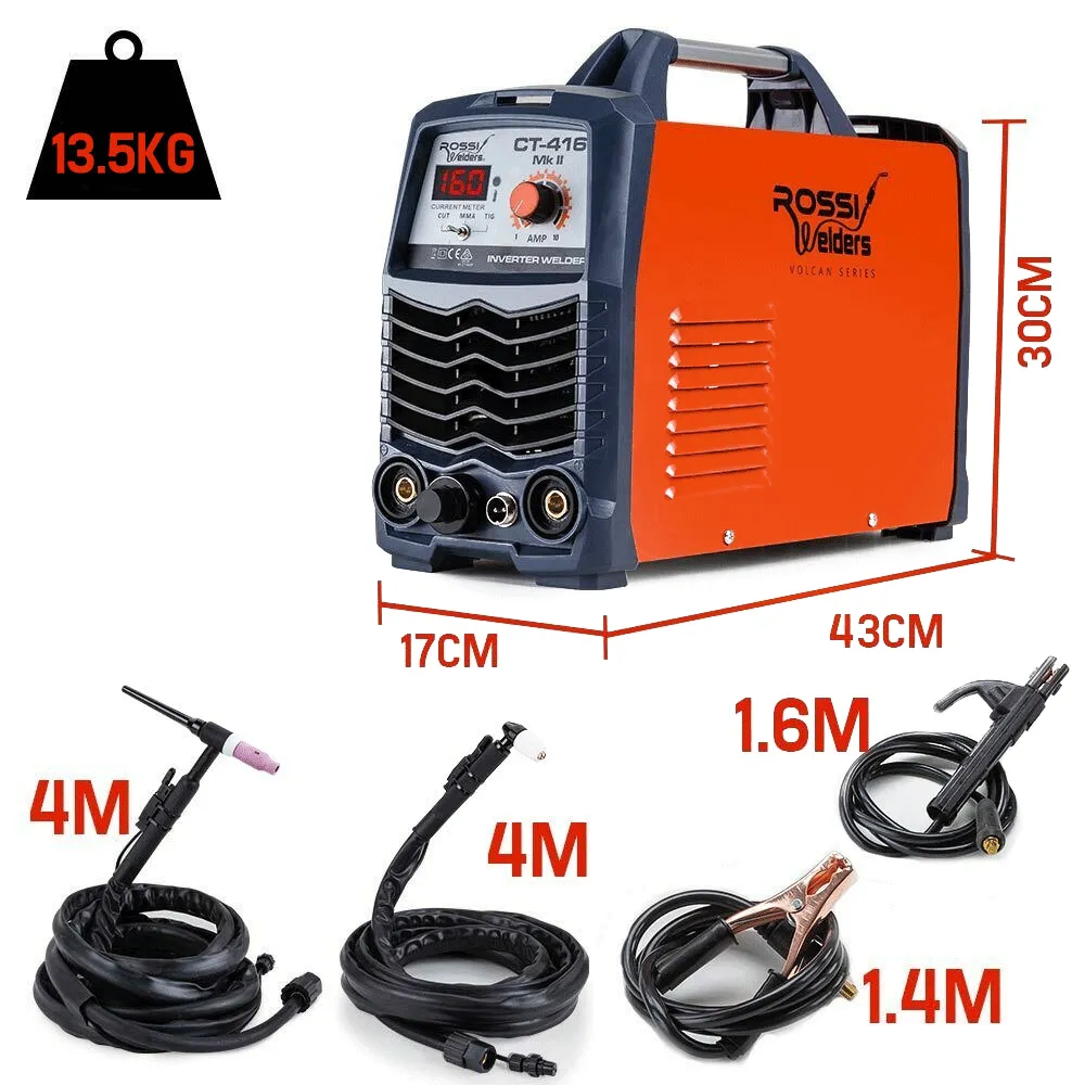 3-in-1 TIG/MMA/Plasma Cutter Portable Inverter Welder ROSSI