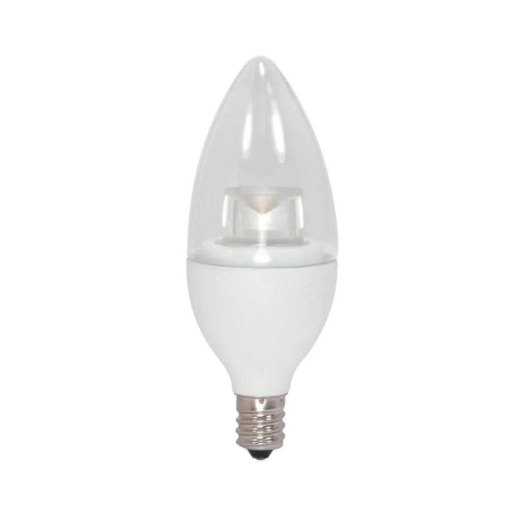 3.5W LED Candle - 2700K - Candelabra base - 120V - 6-Pack