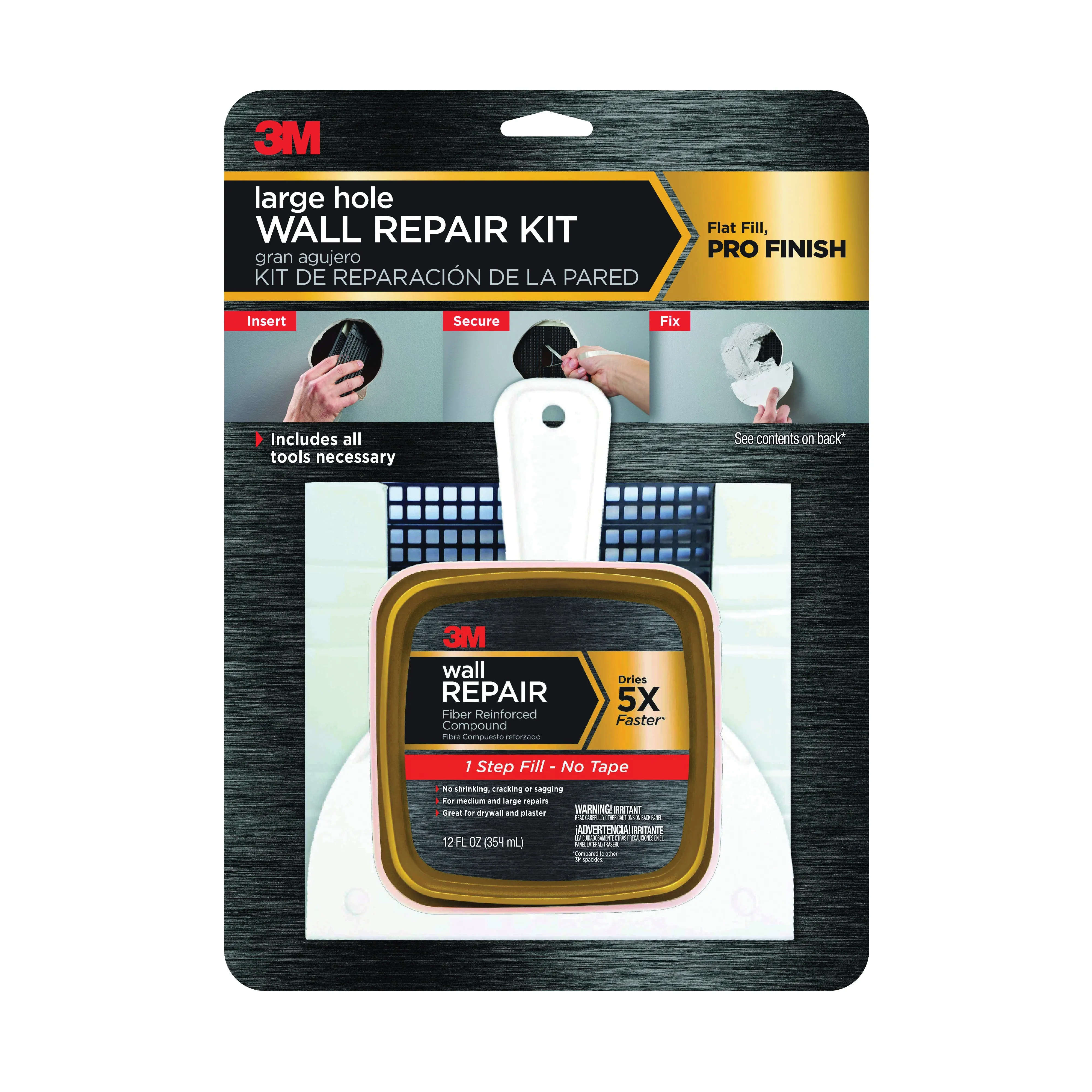 3M LHR-KIT Wall Repair Kit, 12 fl-oz