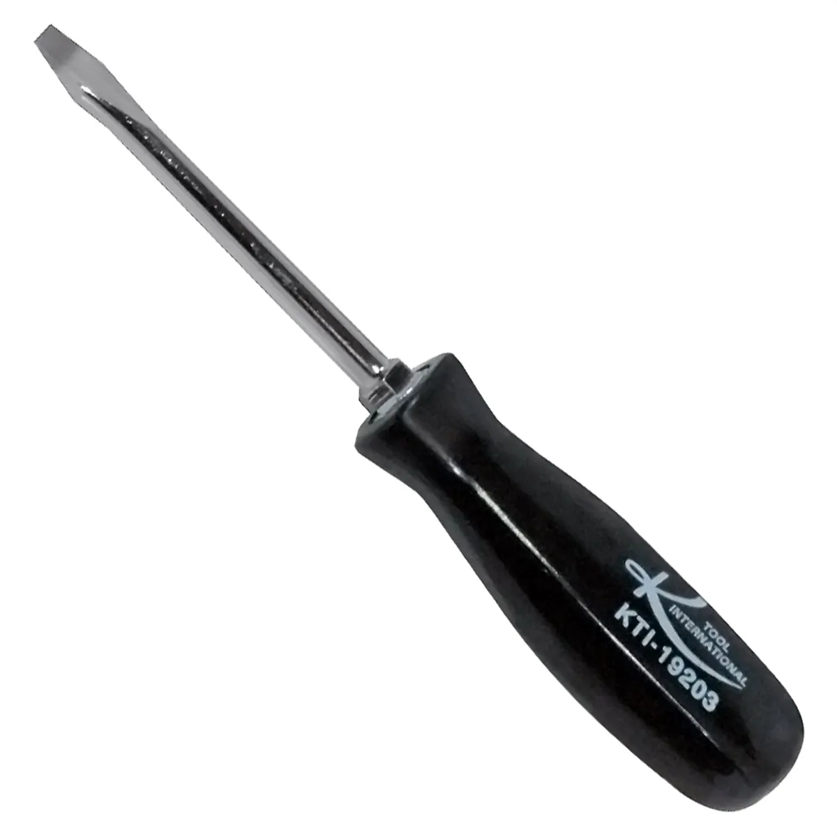 3" Slotted Screwdriver with Black Handle