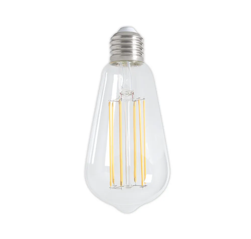 500 lumens Dimmable LED Pear Squirrel Filament Bulb - E27 (Clear) 4w