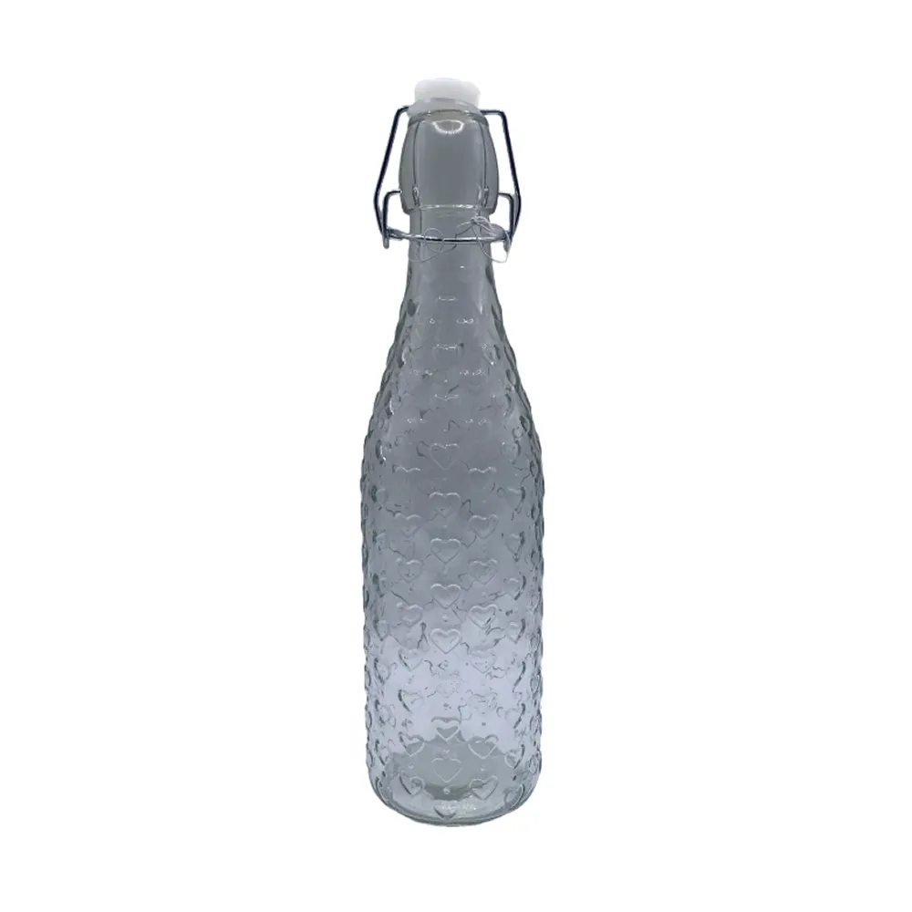 500Ml Heart Design Swing Top Water Bottle 1966-14