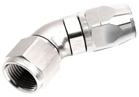 550 Series Cutter One-Piece Full Flow Swivel 45° Hose End -4AN AF552-04S