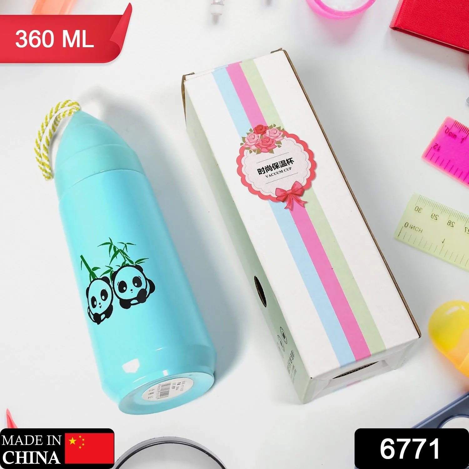 6771 Unique Shape Water Bottle High Quality Premium Bottle |  Leak Proof | Office Bottle | Gym Bottle | Home | Kitchen | Hiking | Treking Bottle | Travel Bottle ( 360 Ml )