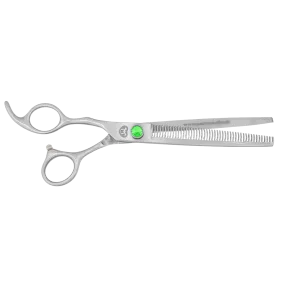 7" 46T Straight Left-Handed Thinning Shears by PetStore.Direct