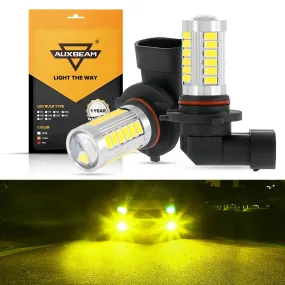 9006/HB4 LED Fog Light/DRL Bulbs 50W 4000LM Golden Yellow 33LED Series | 2 Bulbs