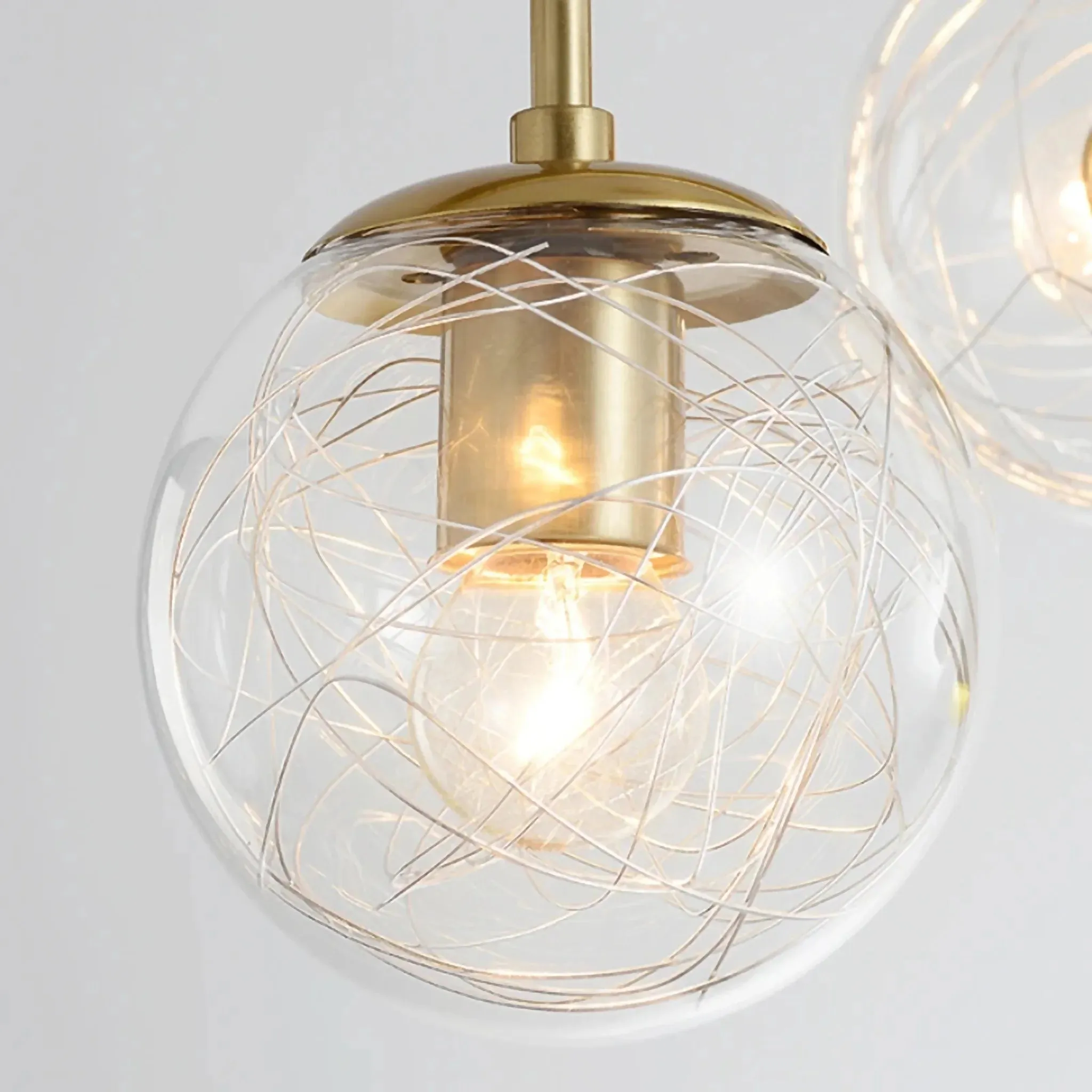 Acquappesa | Modern Pendant Chandelier With Glass Balls