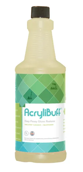 AcryliBuff Spray On Spray Buff Floor Gloss Restorer, 1 Quart