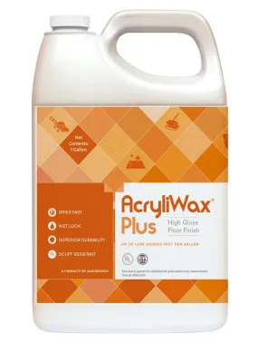 Acryliwax Plus High Traffic Commercial Floor Finish, Gallon