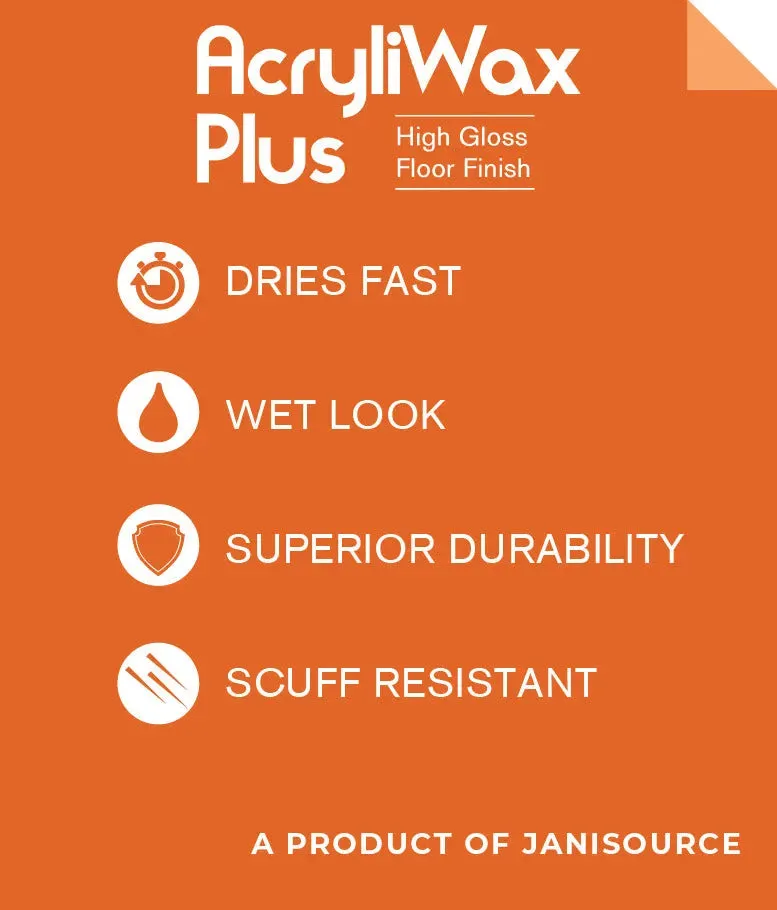 Acryliwax Plus High Traffic Commercial Floor Finish, Gallon