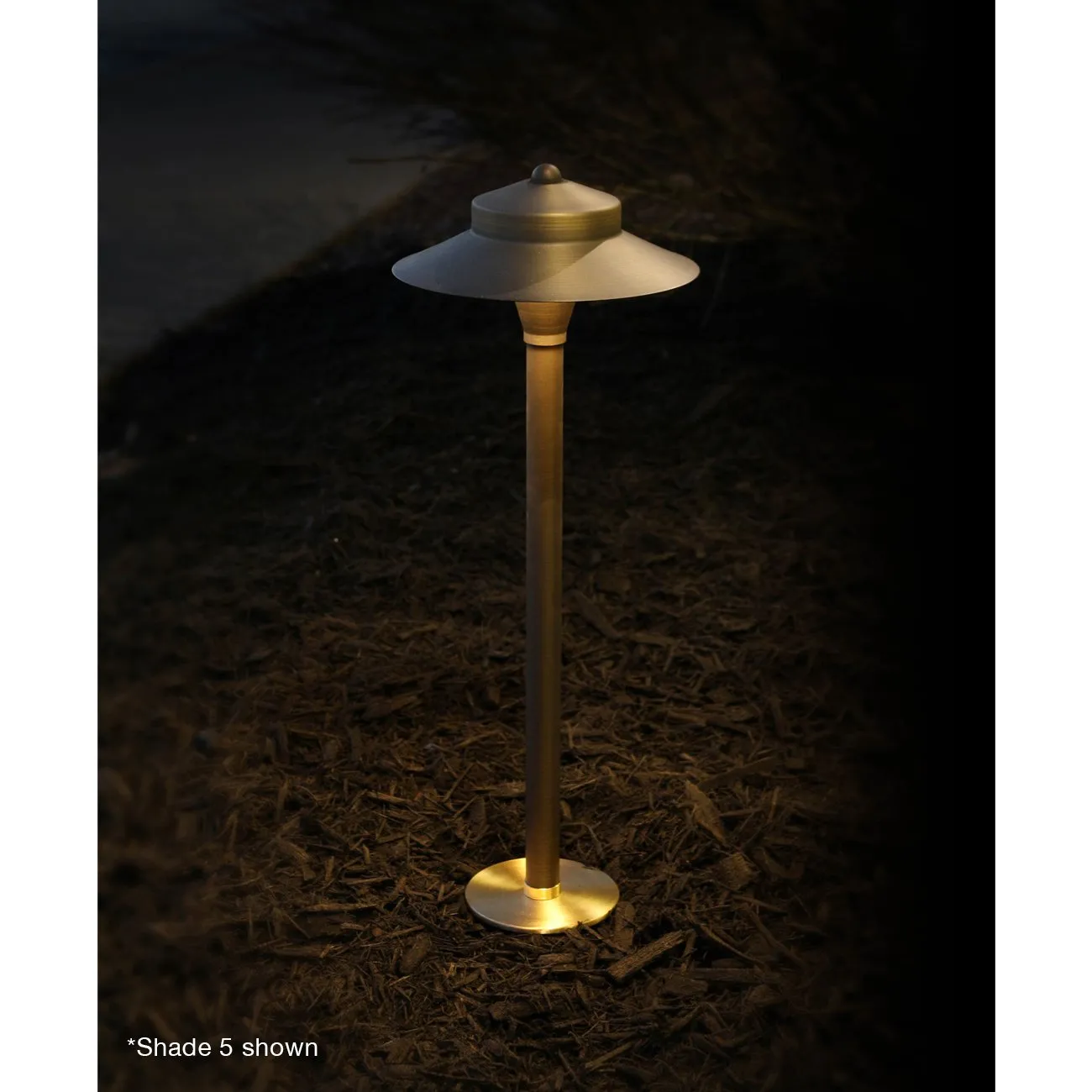 Adjustable White LED Path Light - Shade 1