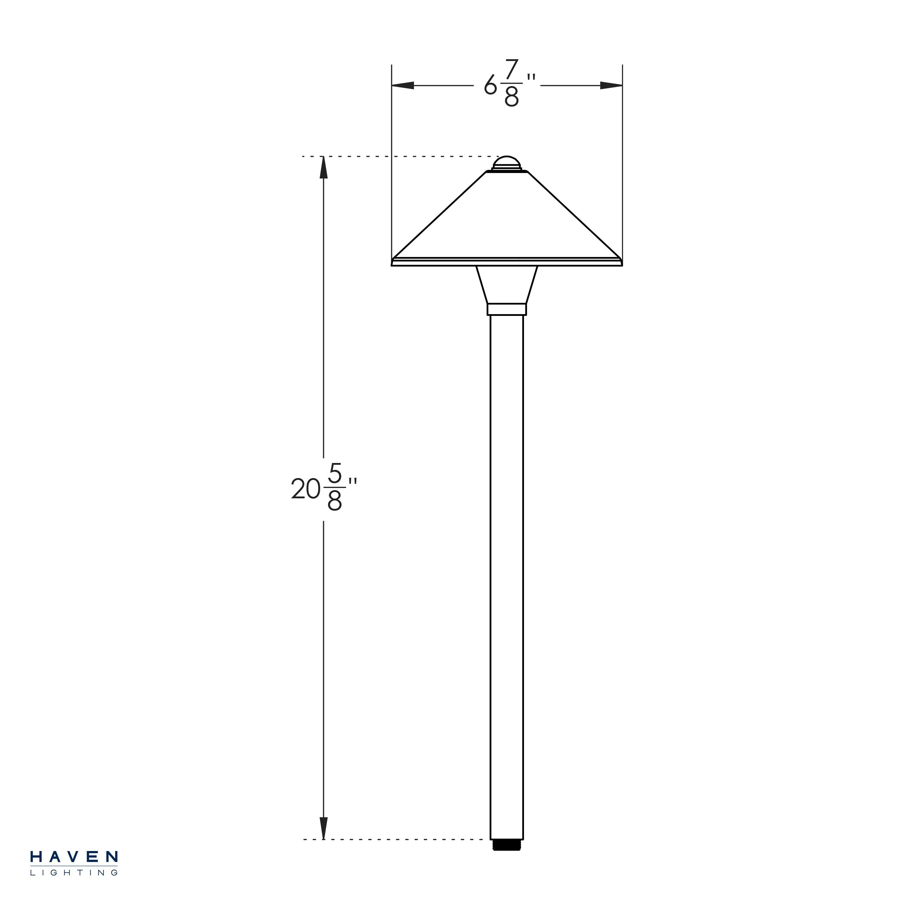 Adjustable White LED Path Light - Shade 1