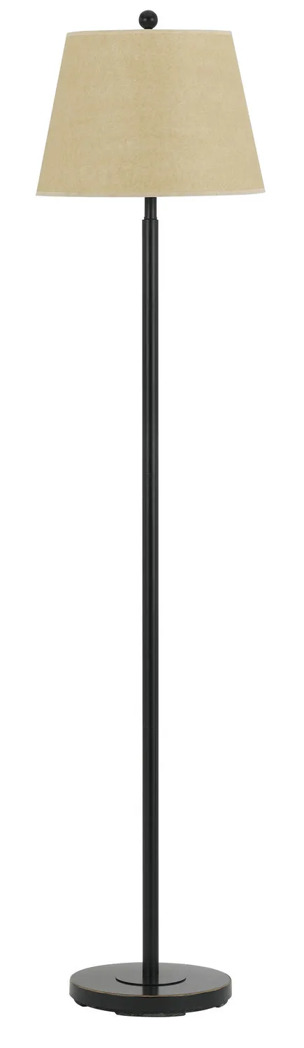 Andros 1-Light Floor Lamp in Dark Bronze