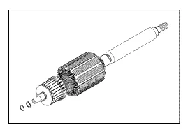 Armature, Assembly For Stryker Cast Cutter Part: STA028