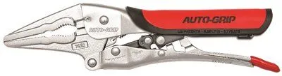 Auto-Grip Long Needle Nose Automatic Locking Pliers' 7 In.