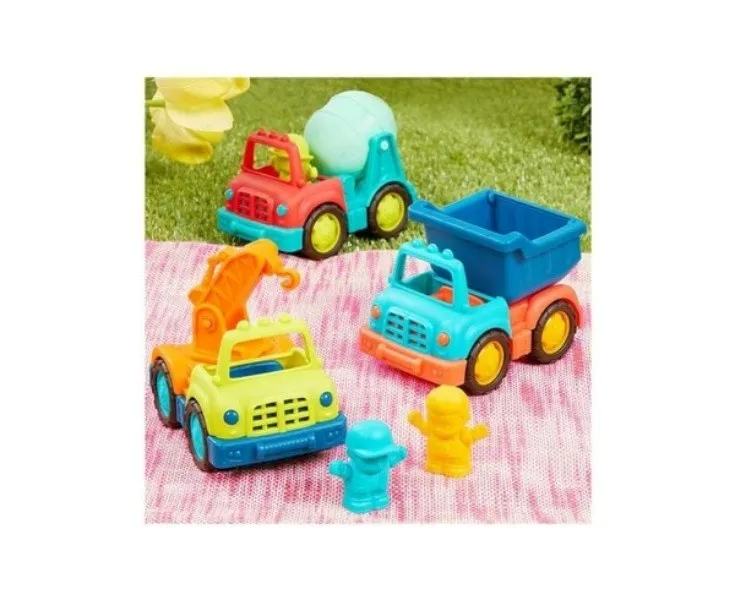 B. Toys Happy Cruisers 3 Little Truck Set