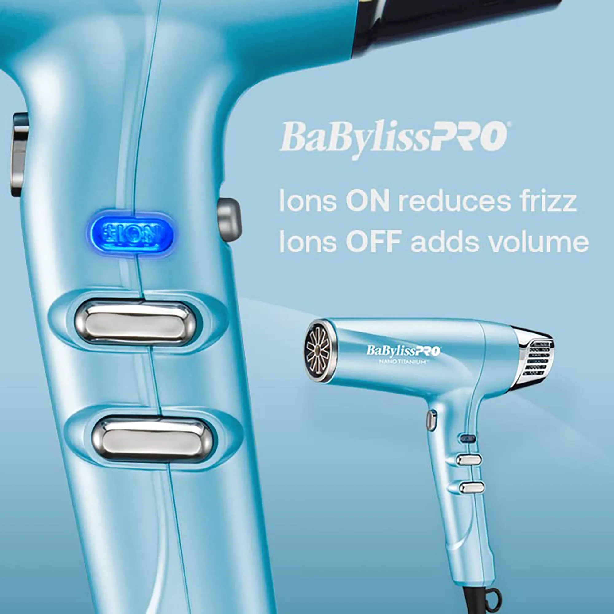 BabylissPRO Nano Titanium Professional High-Speed Dual Ionic Dryer - Item No. BNT9100