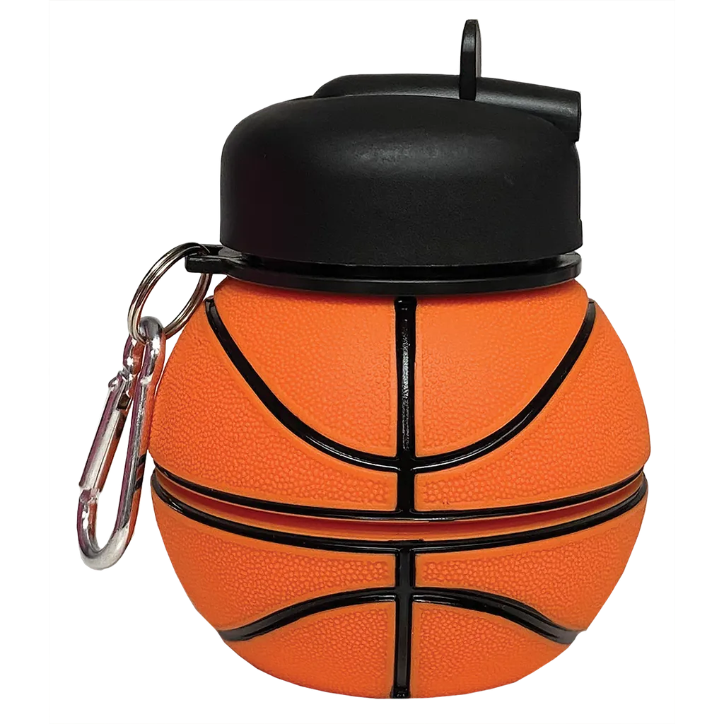 Basketball Collapsible Water Bottle