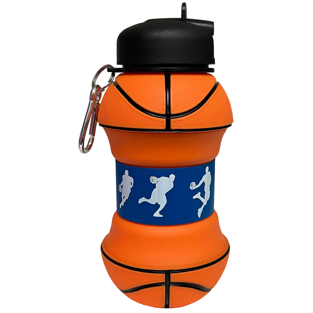 Basketball Collapsible Water Bottle