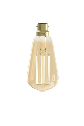 Bayonet Dimmable LED Pear Squirrel Filament Bulb - B22 (Tinted) 4w