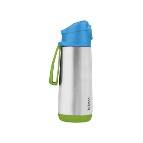 B.Box Insulated Sport Spout Drink Water Bottle Ocean Breeze Blue Green: 500ml