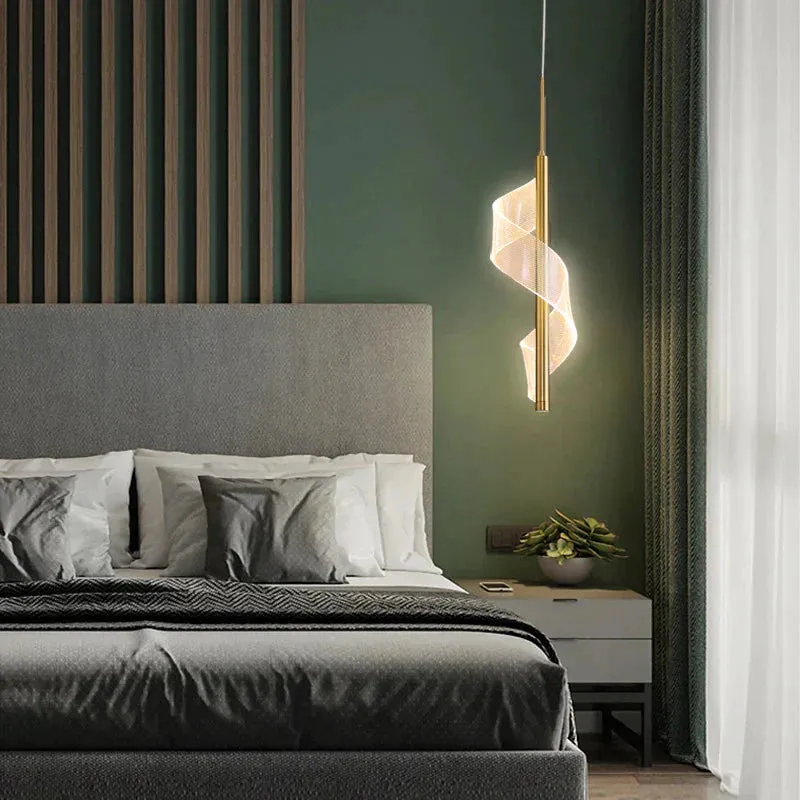 Bedroom Bedside Chandelier Minimalist Modern Minimalist Luxury Living Room Background Wall Chandelier Online Celebrity Creative Chandelier