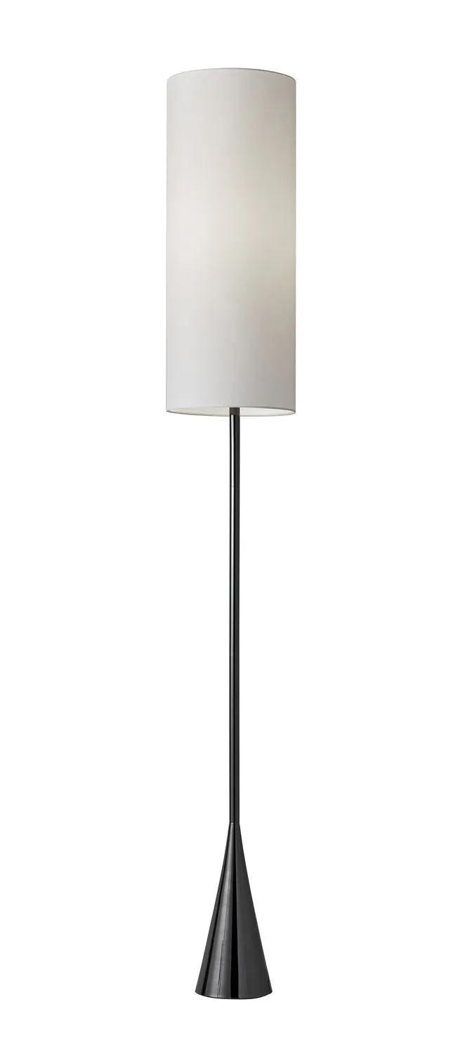 Bella Floor Lamp in Black Nickel