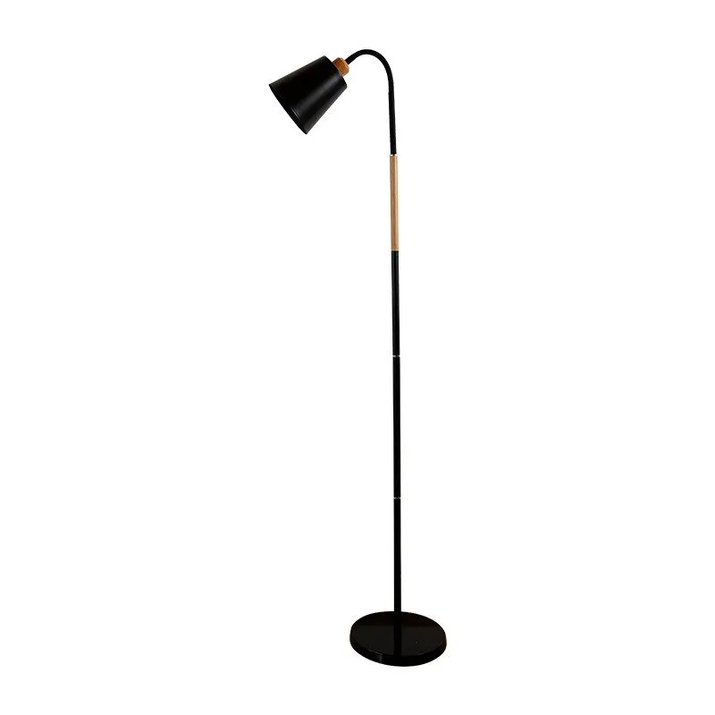 Black LED Floor Lamp Dimmable Adjustable for Dining and Reading