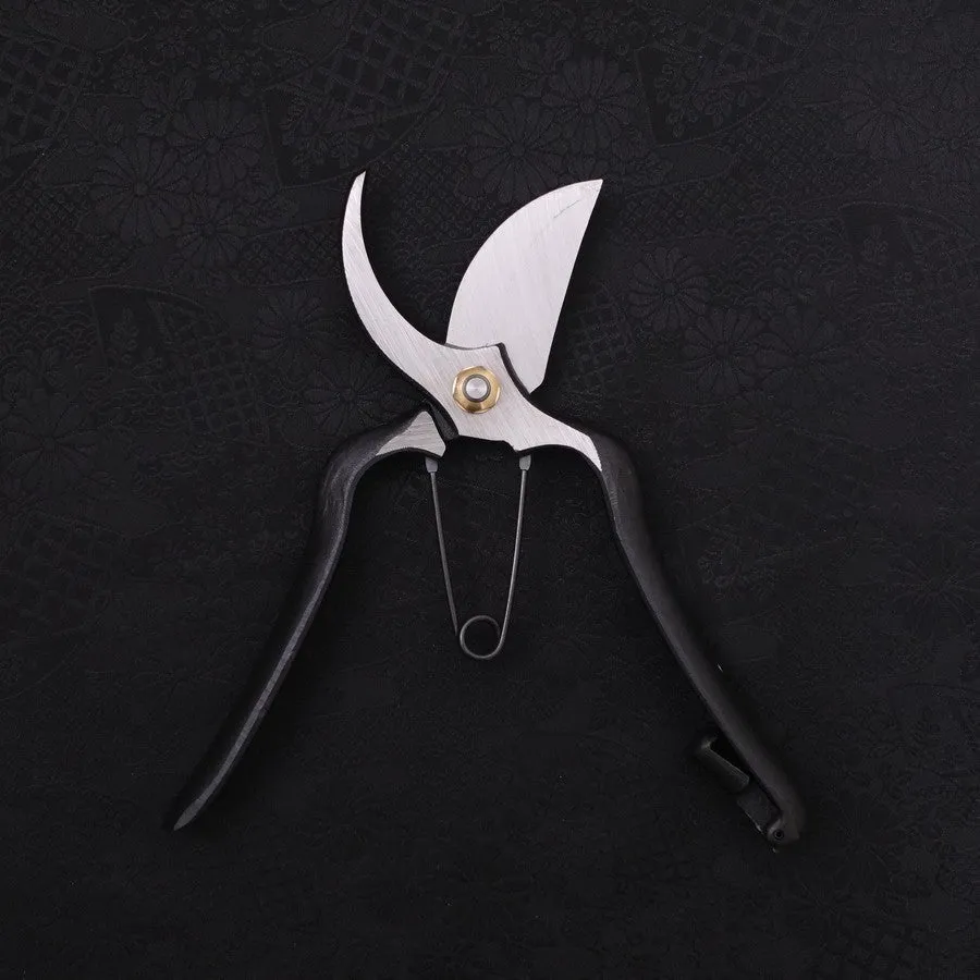 Black Musashi Pruning Shears / Garden Scissors B Type Forged Handmade 200mm