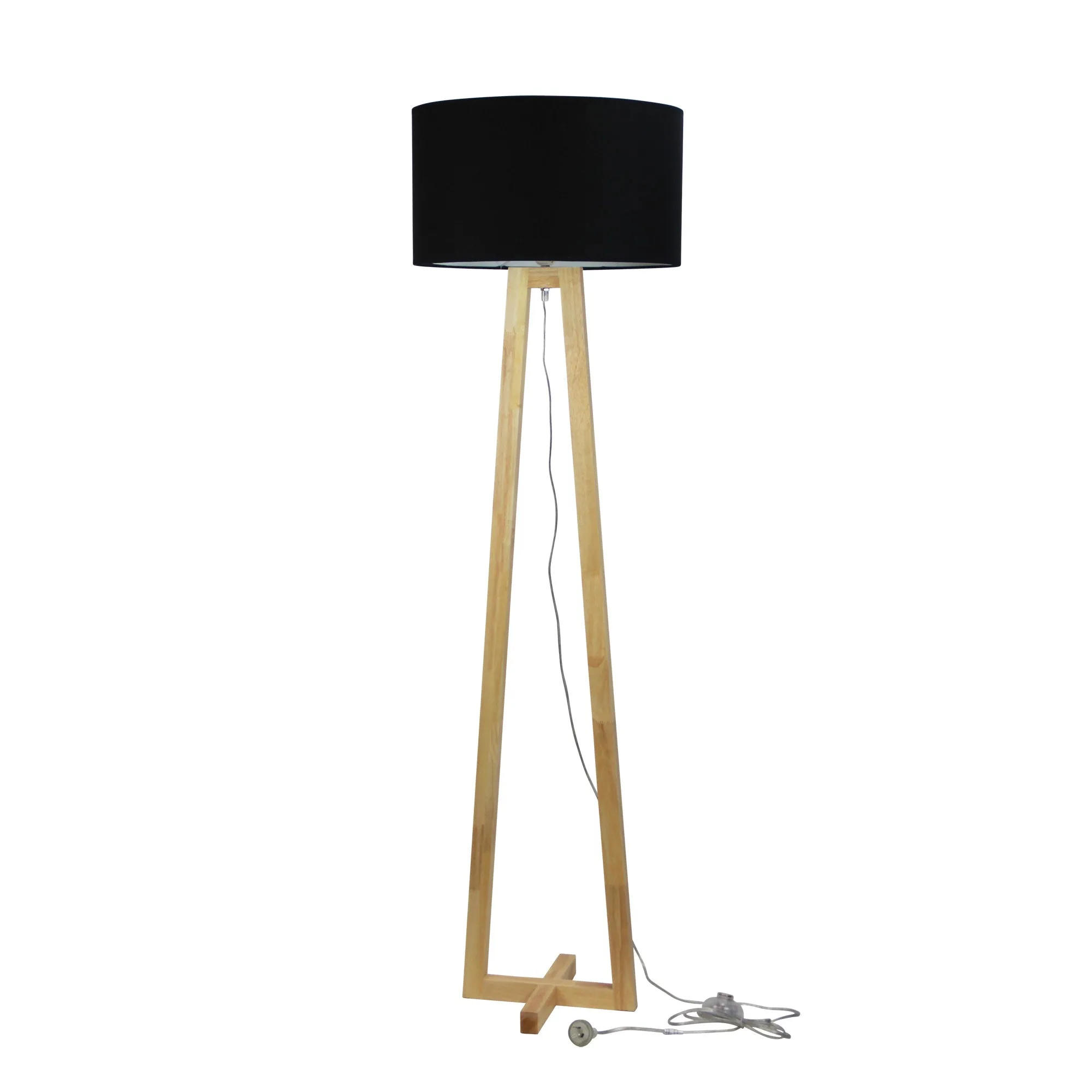 Black Scandi Floor Lamp