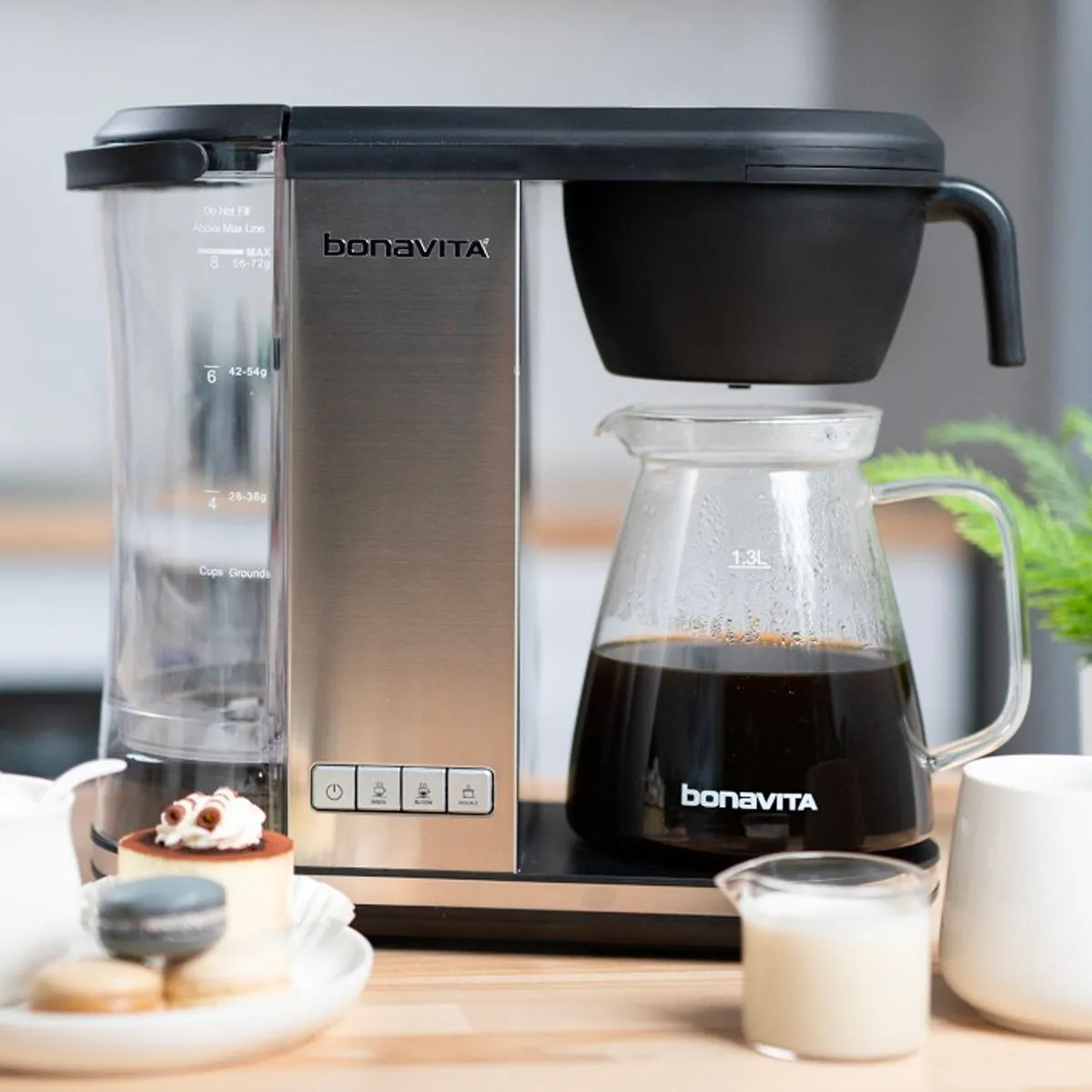 Bonavita Enthusiast 8-Cup Coffee Maker, Glass Carafe #BV2201GS