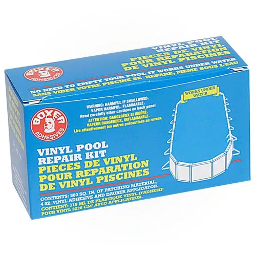 Boxer Adhesives Vinyl Pool Repair Kit - 4 Ounce Kit