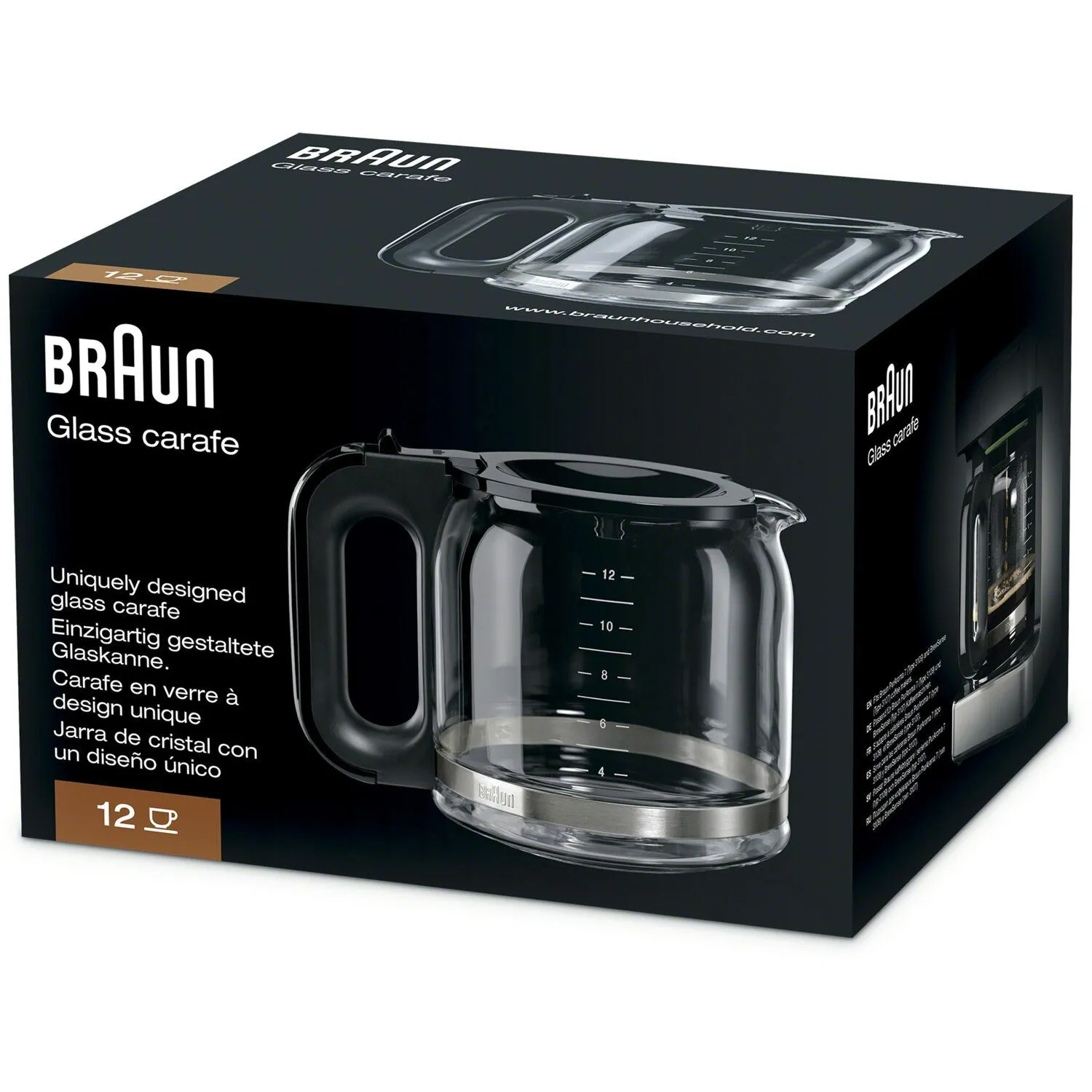 Braun 12-Cup Glass Carafe (BRSC005)