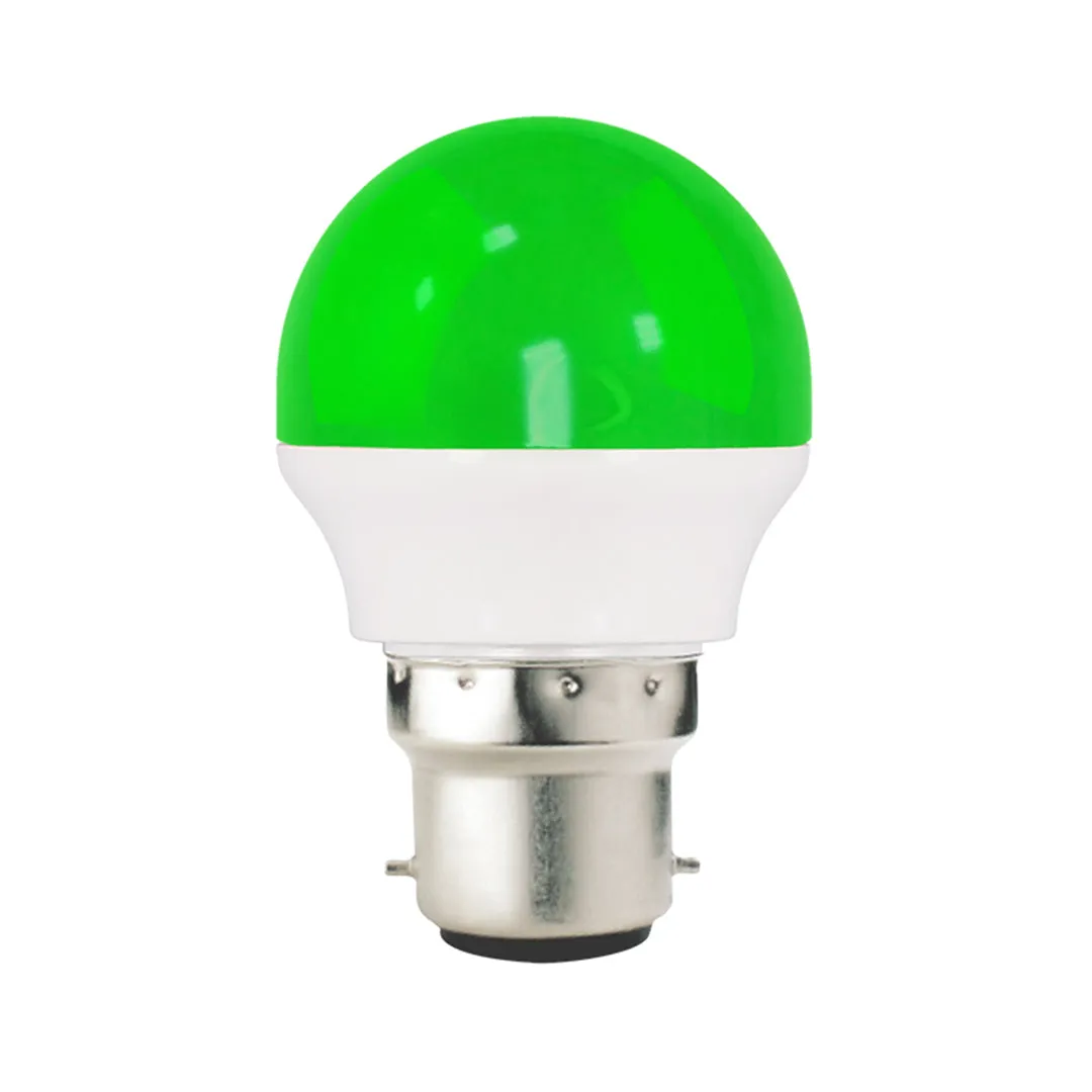 Bulb LED Green 2 Watts B22 (Pin)