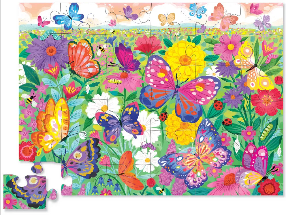 Butterfly Garden 36pc Floor Puzzle