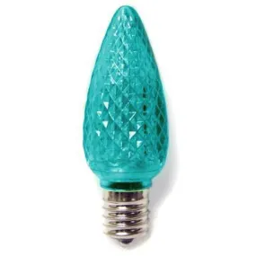 C9 LED Bulbs - Teal - 25 Pack