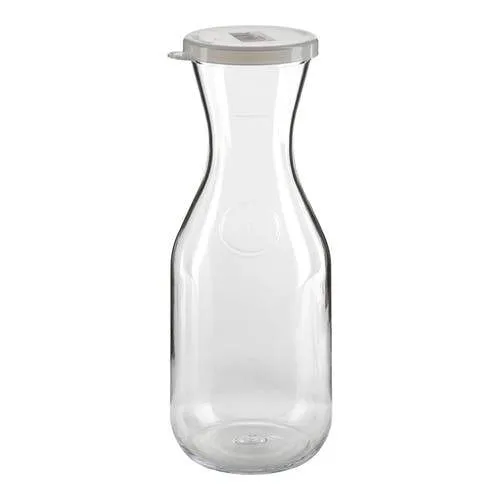 CAMBRO, CAMLITER TRITAN PLASTIC BEVERAGE DECANTER WITH LID - CLEAR