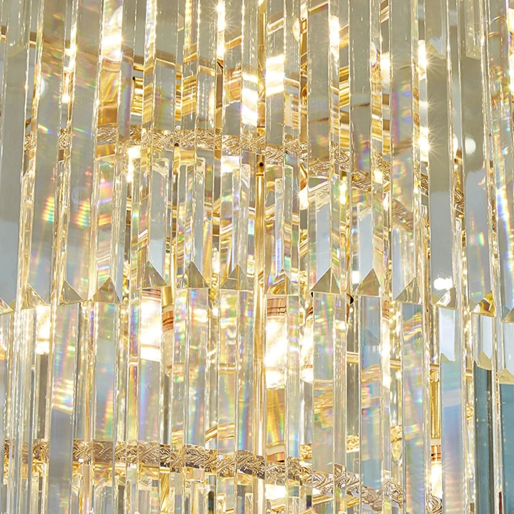 Cap d'Ail | Gorgeous Big Stairway Crystal Ceiling Chandelier