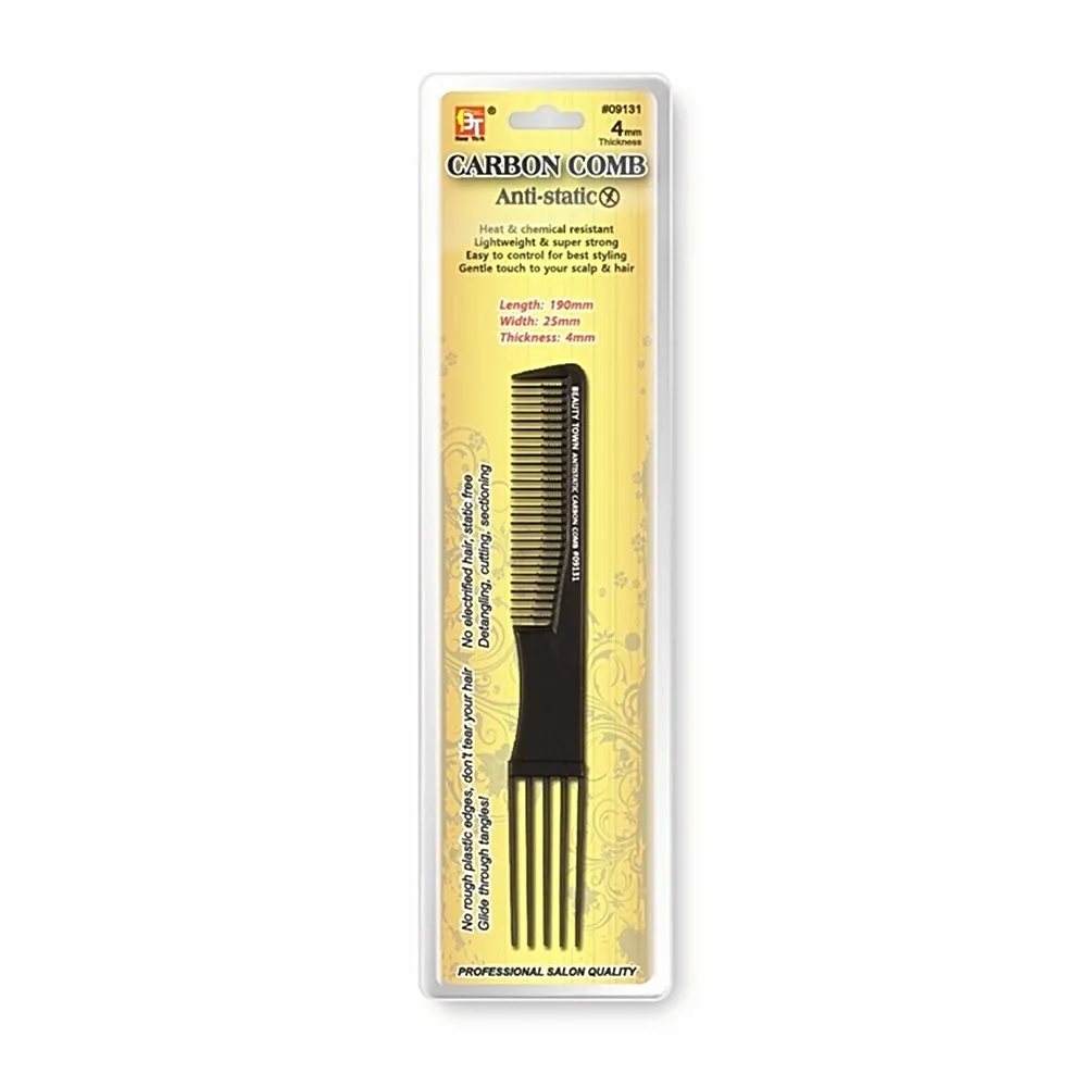 CARBON GRIPPER TEASING COMB WITH LIFT (190 X 25 X 4 MM)