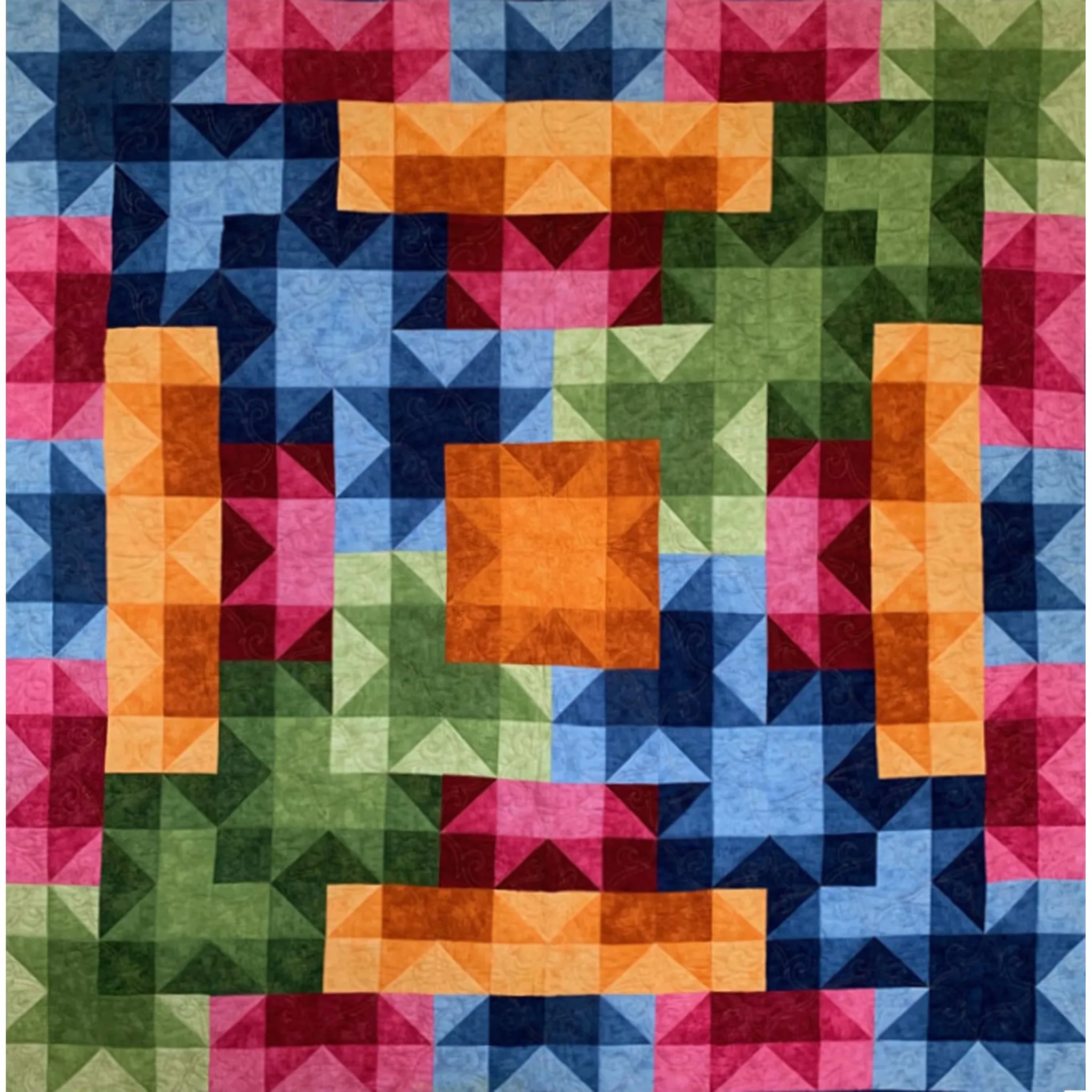 Cascading Stars Quilt Pattern KCS-CS - Paper Pattern