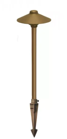 CAST Craftsman China Hat Integrated LED or Drop-In Path Light | CCPLCHB