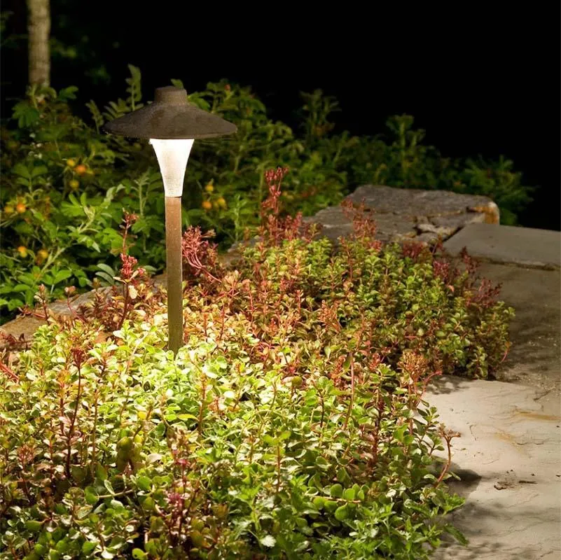 CCH1CB WBK Classic Small China Hat Path Light By Cast Lighting (Lamp Not Included)